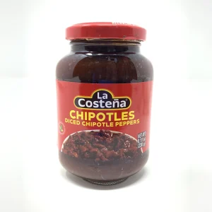 Chipotle haché en dés verre